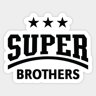 Super Brothers (Black) Sticker